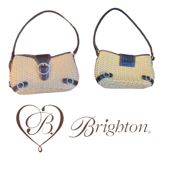 Brighton Straw Shoulder Bag Woven Natural - Picture 3 of 9